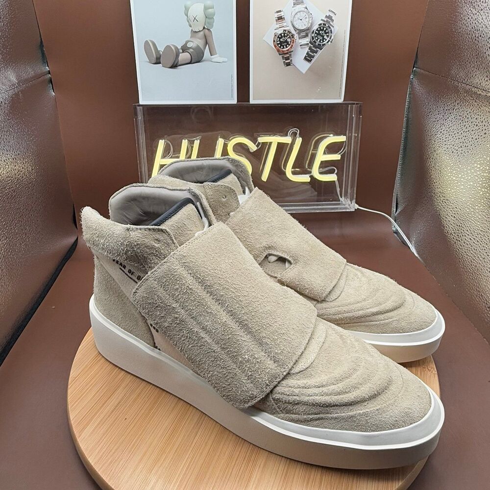 Fear Of God Skate Mid Sneaker Sand Cream Fear of God Print men’s US Sz 12
